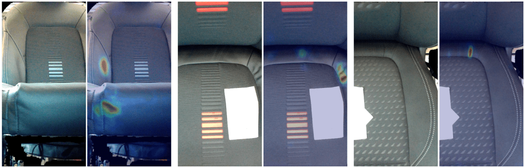 Real-time Inspection of Car Seats and Metal Panels